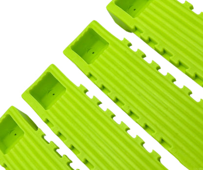 BA Products 48-WSN Neon Interlocking Wreckmaster Tire Skate (Set of 4)